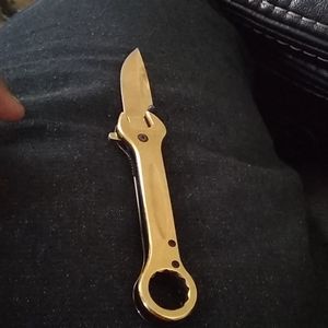 Gold Wrench Knife